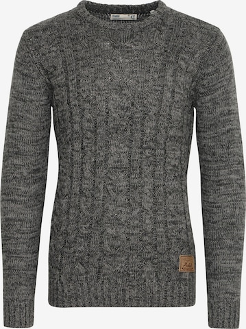 !Solid Sweater 'Philemon' in Grey: front
