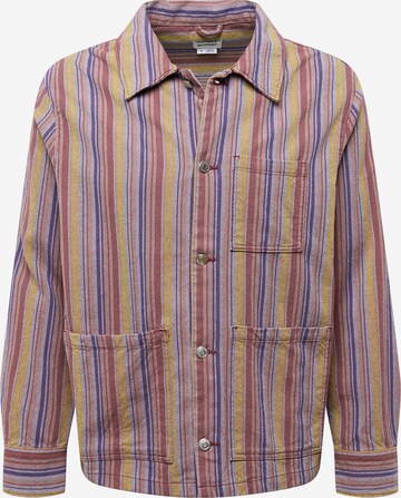 WEEKDAY Regular fit Button Up Shirt 'Alan' in Purple: front