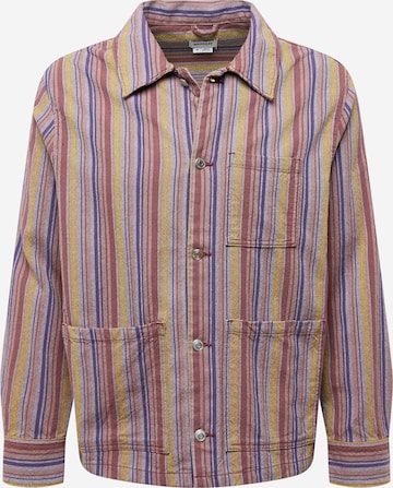 WEEKDAY Button Up Shirt 'Alan' in Purple: front