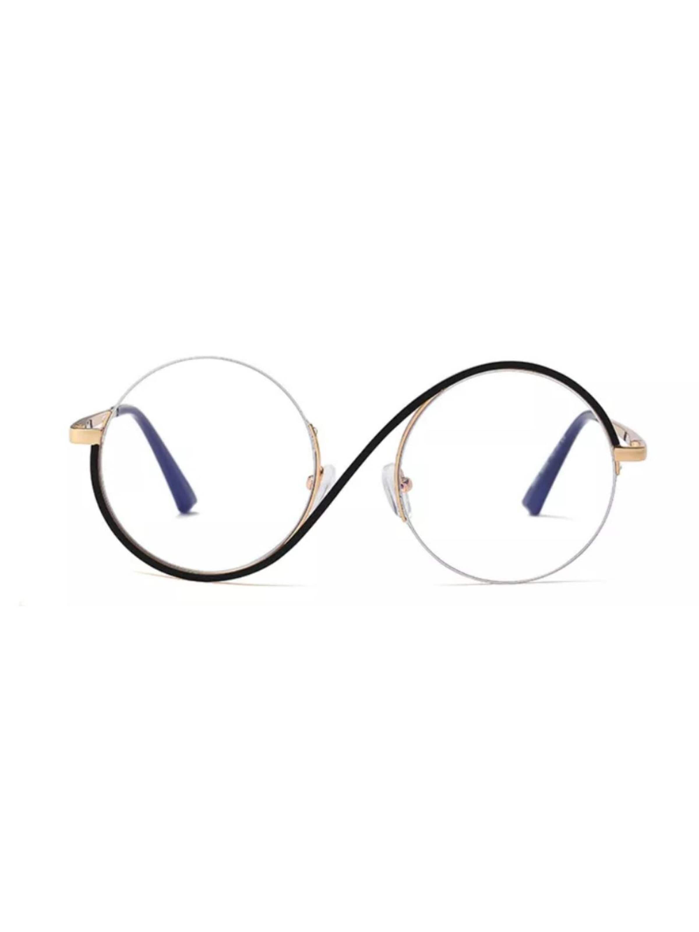 VEYREY Sunglasses 'Lennon Blaulichthemmende Brillen Libano' in Gold: front