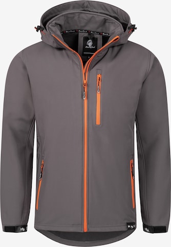 Rock Creek Outdoorjacke in Grau: predná strana