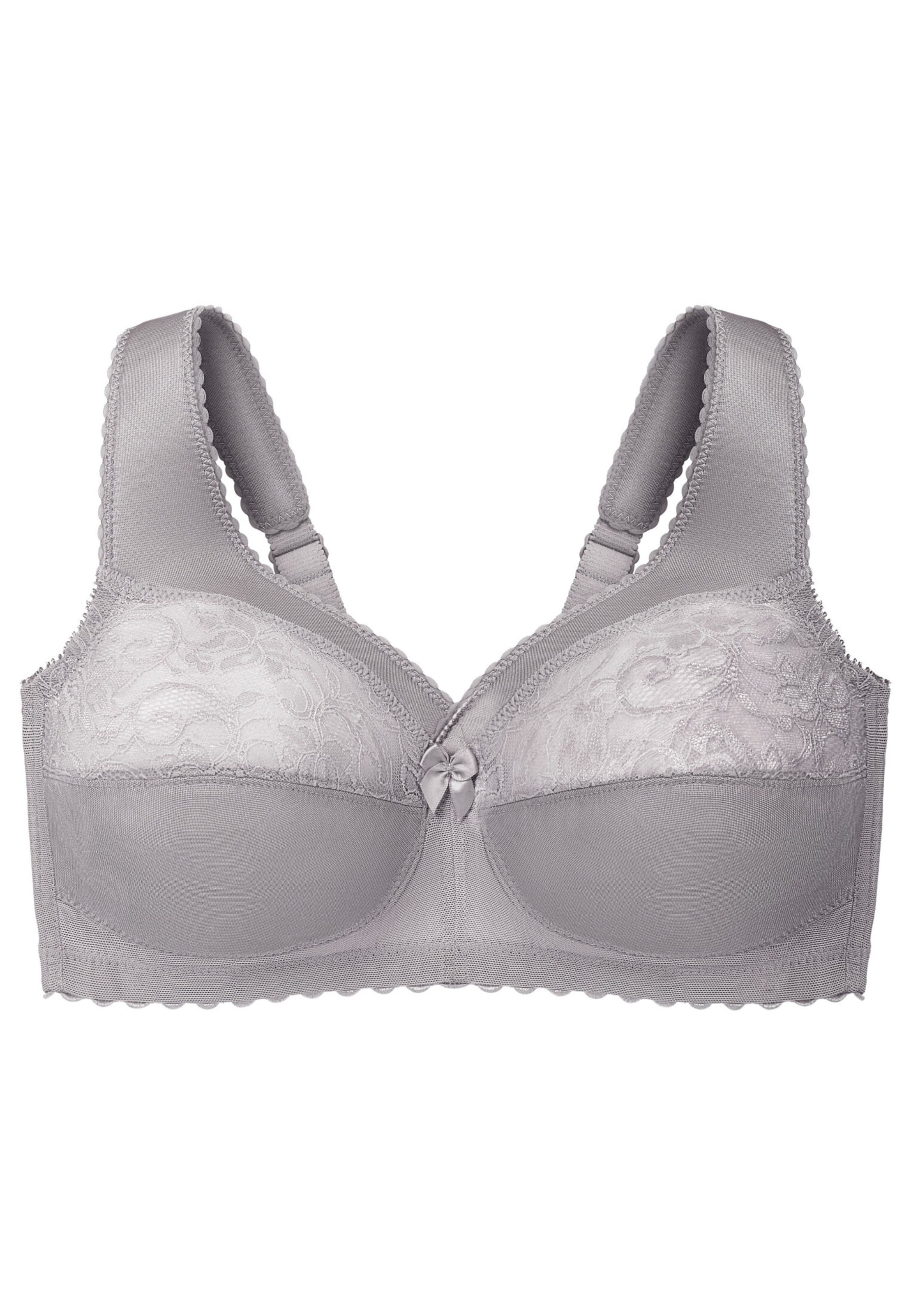 GLAMORISE T-Shirt BH in Grau