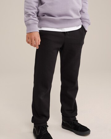 Regular Pantalon WE Fashion en noir : devant