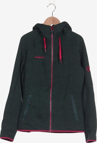 MAMMUT Sweatshirt & Zip-Up Hoodie in S in Green: front