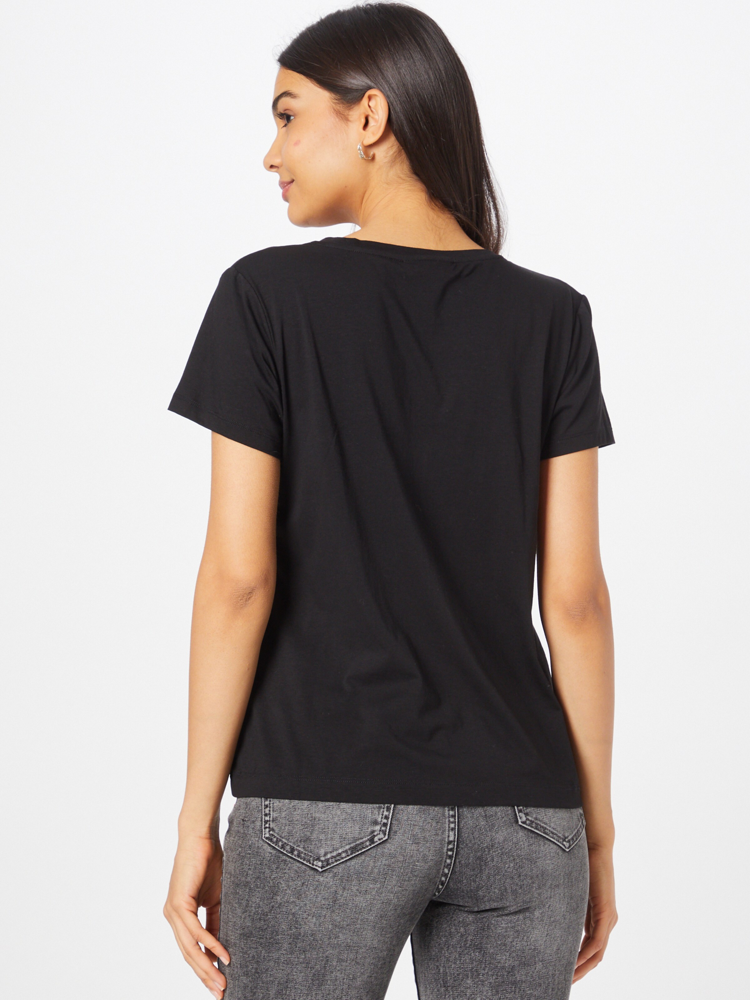 Grandes tailles T-shirt DKNY en Noir 