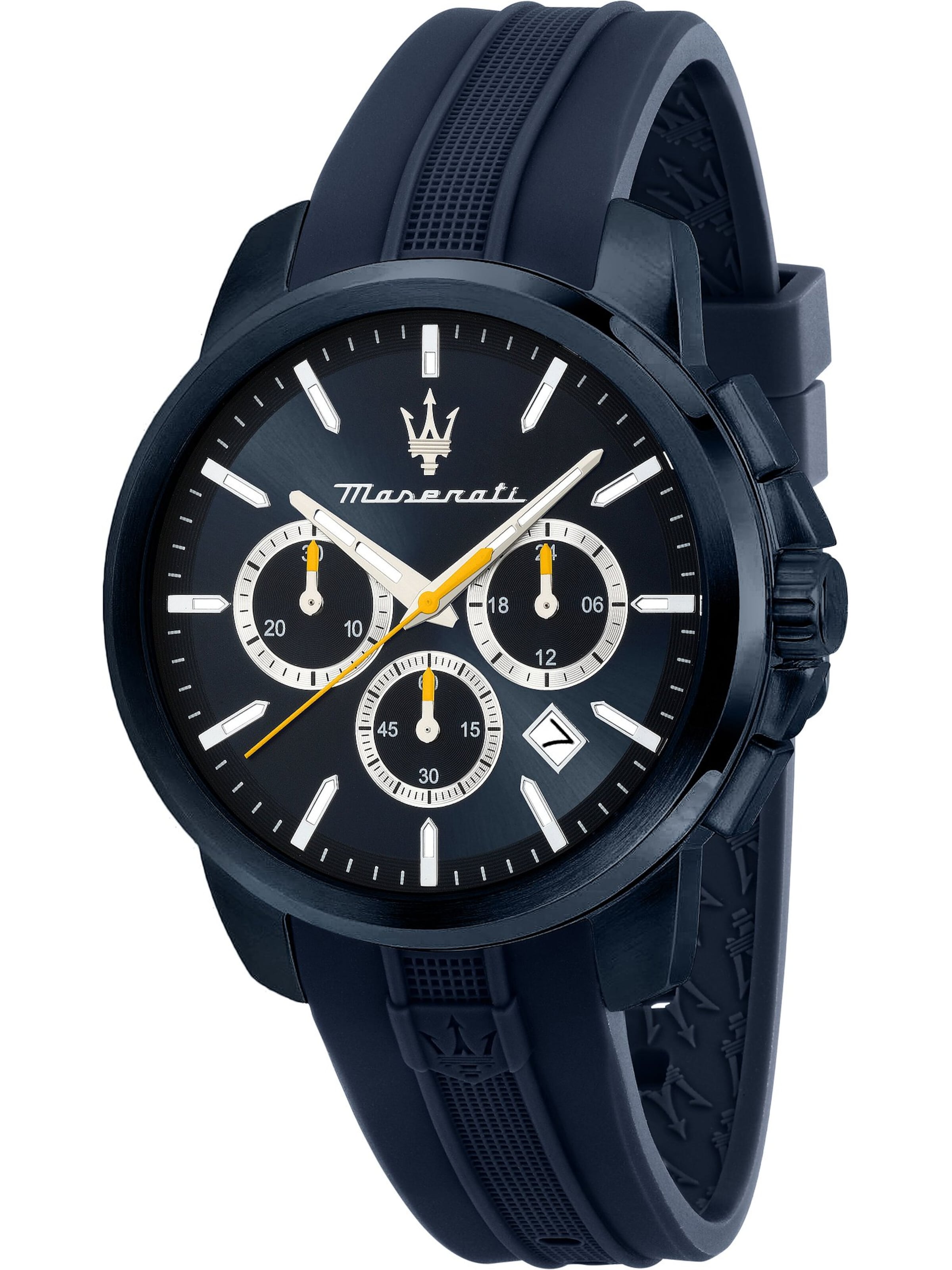 Maserati Analog Watch in Blue: front