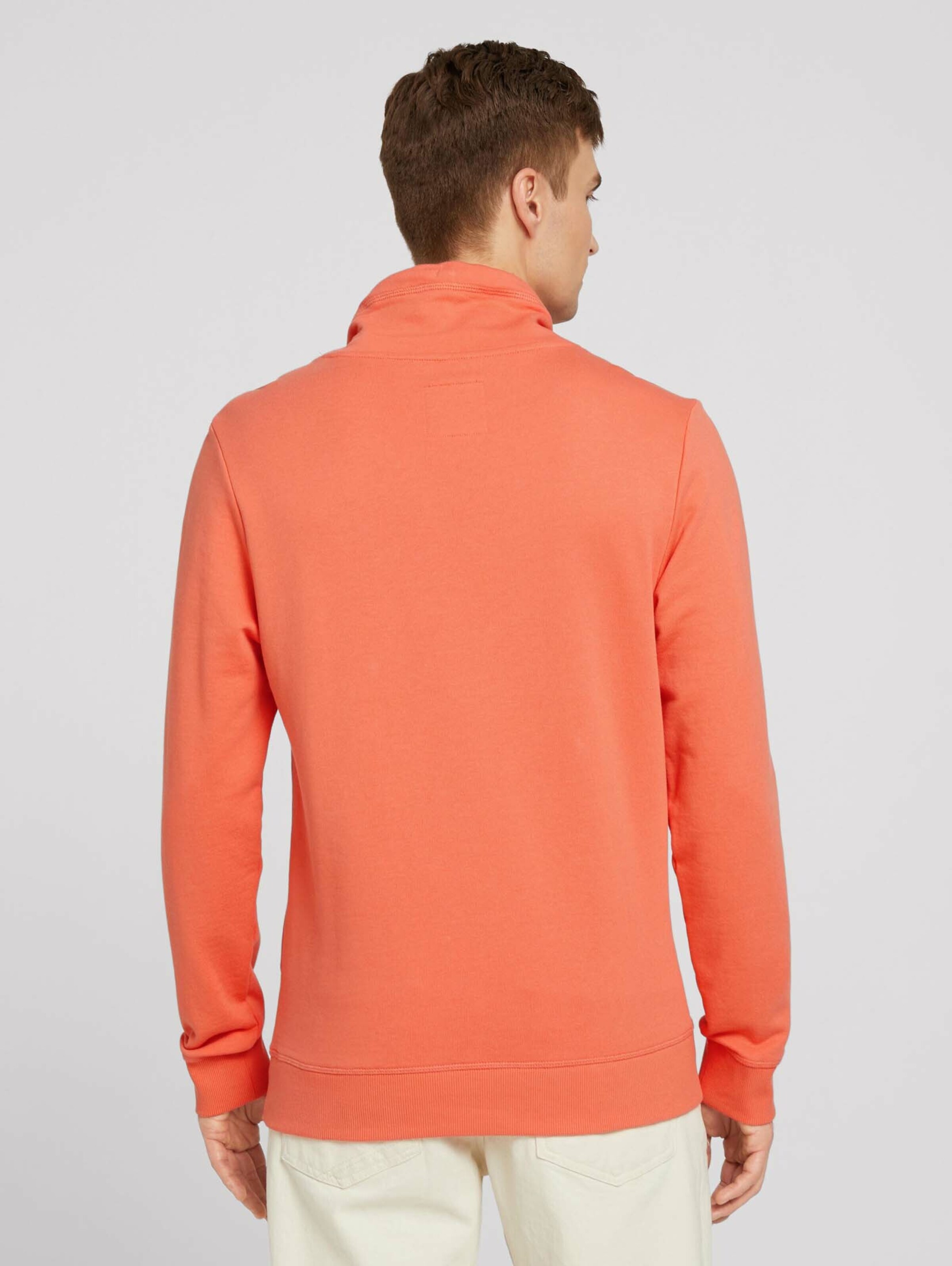Sweats Sweat-shirt TOM TAILOR en Orange 