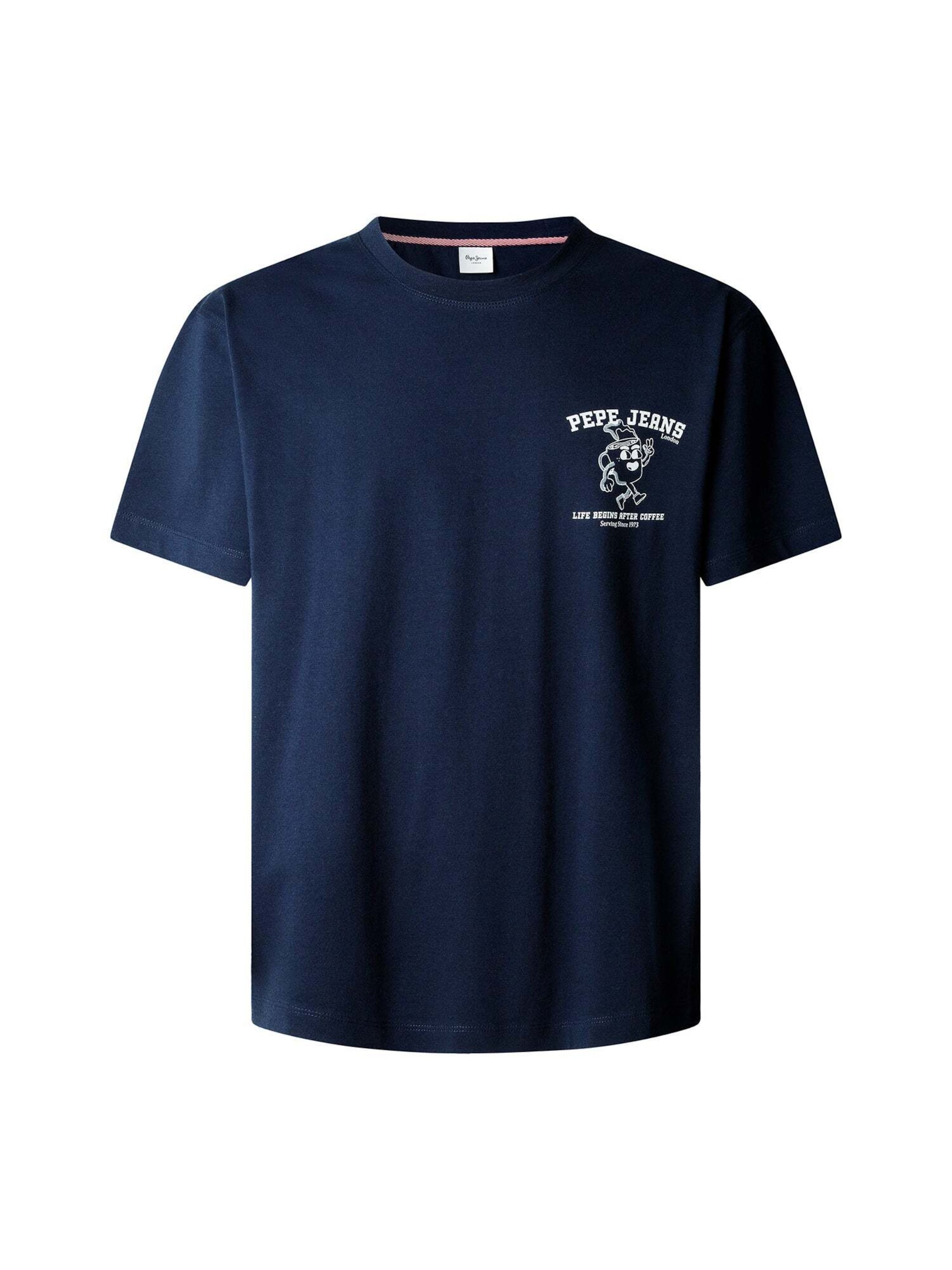 T-Shirt 'Coffeet' Pepe Jeans en bleu : devant