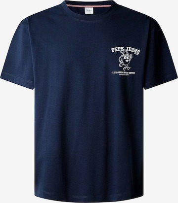 T-Shirt 'Coffeet' Pepe Jeans en bleu : devant
