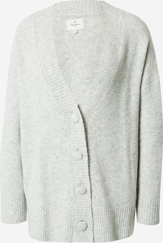 Pepe Jeans Knit cardigan 'BRENDA' in Grey: front