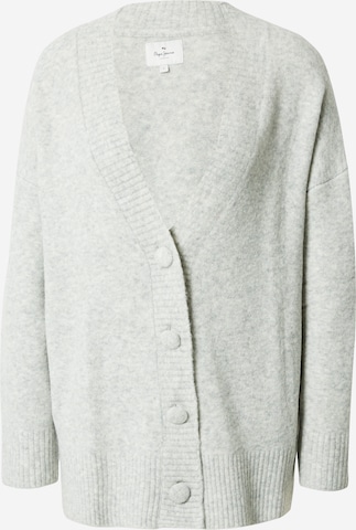 Pepe Jeans Knit Cardigan 'BRENDA' in Grey: front