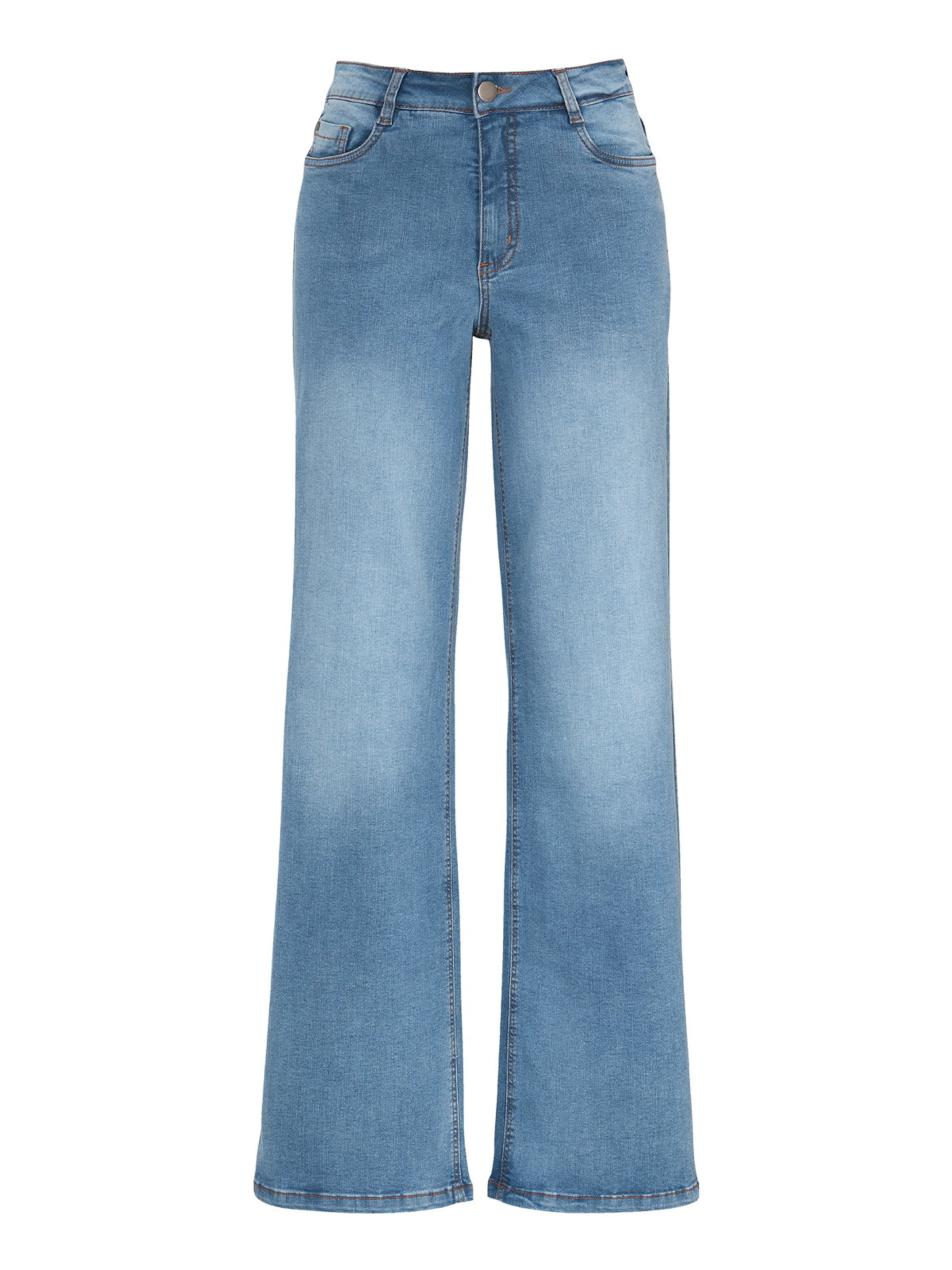 Cellbes of Sweden Wide leg Jeans in Blauw: voorkant