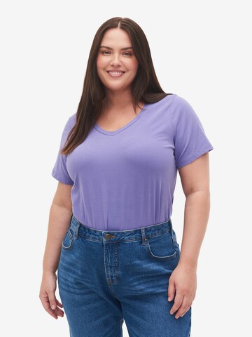 T-shirt Zizzi en violet