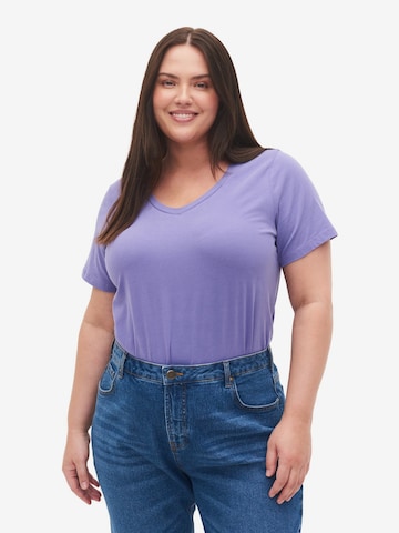 T-shirt Zizzi en violet