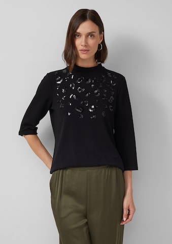 s.Oliver BLACK LABEL Shirt in Zwart: voorkant