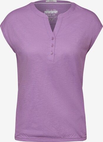 CECIL Shirt in Purple: front