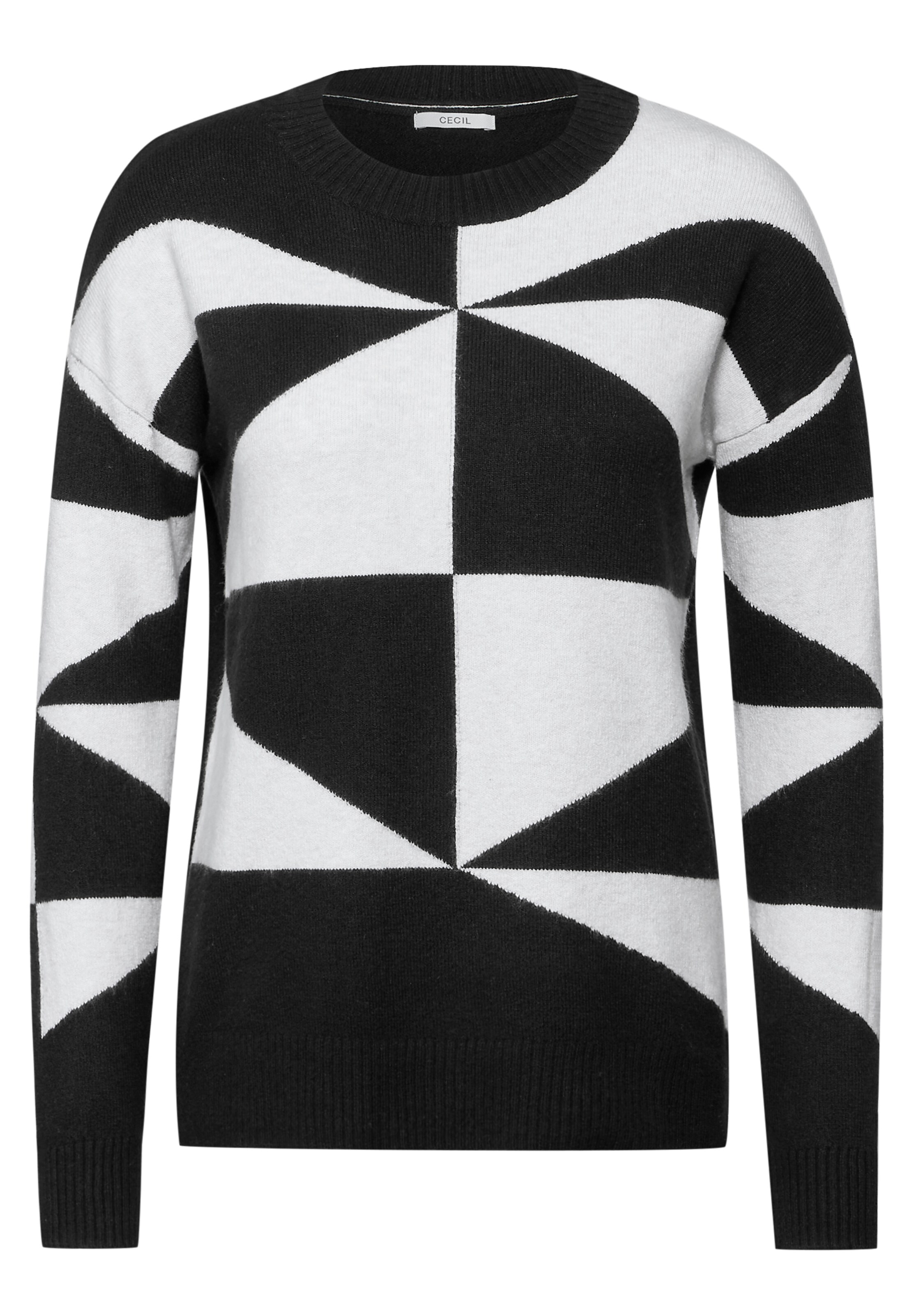 CECIL Sweater in Black: front