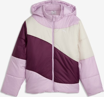PUMA Sportjacke in Lila: Vorderseite