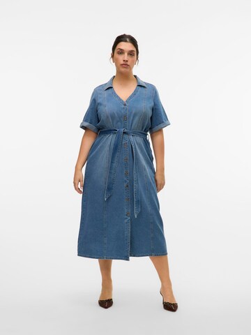 Robe 'TRYLLA' Vero Moda Curve en bleu