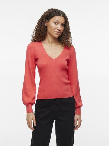 Pull-over VILA en orange : devant