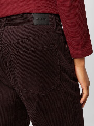 WEEKDAY Regular Pants in Brown