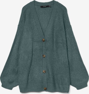 Vero Moda Curve - Cárdigan en verde: frente