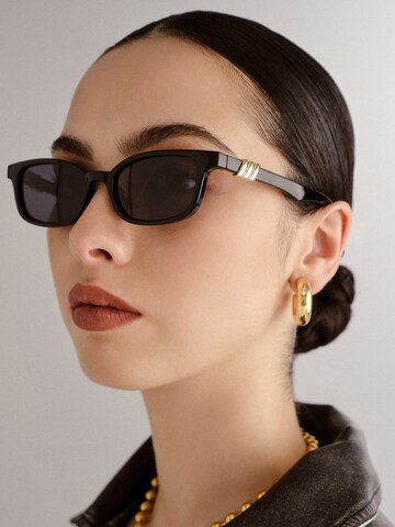 LE SPECS Солнцезащитные очки 'CONFIDENTIAL' в Черный