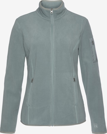 LASCANA Fleece Jacket in Grey: front