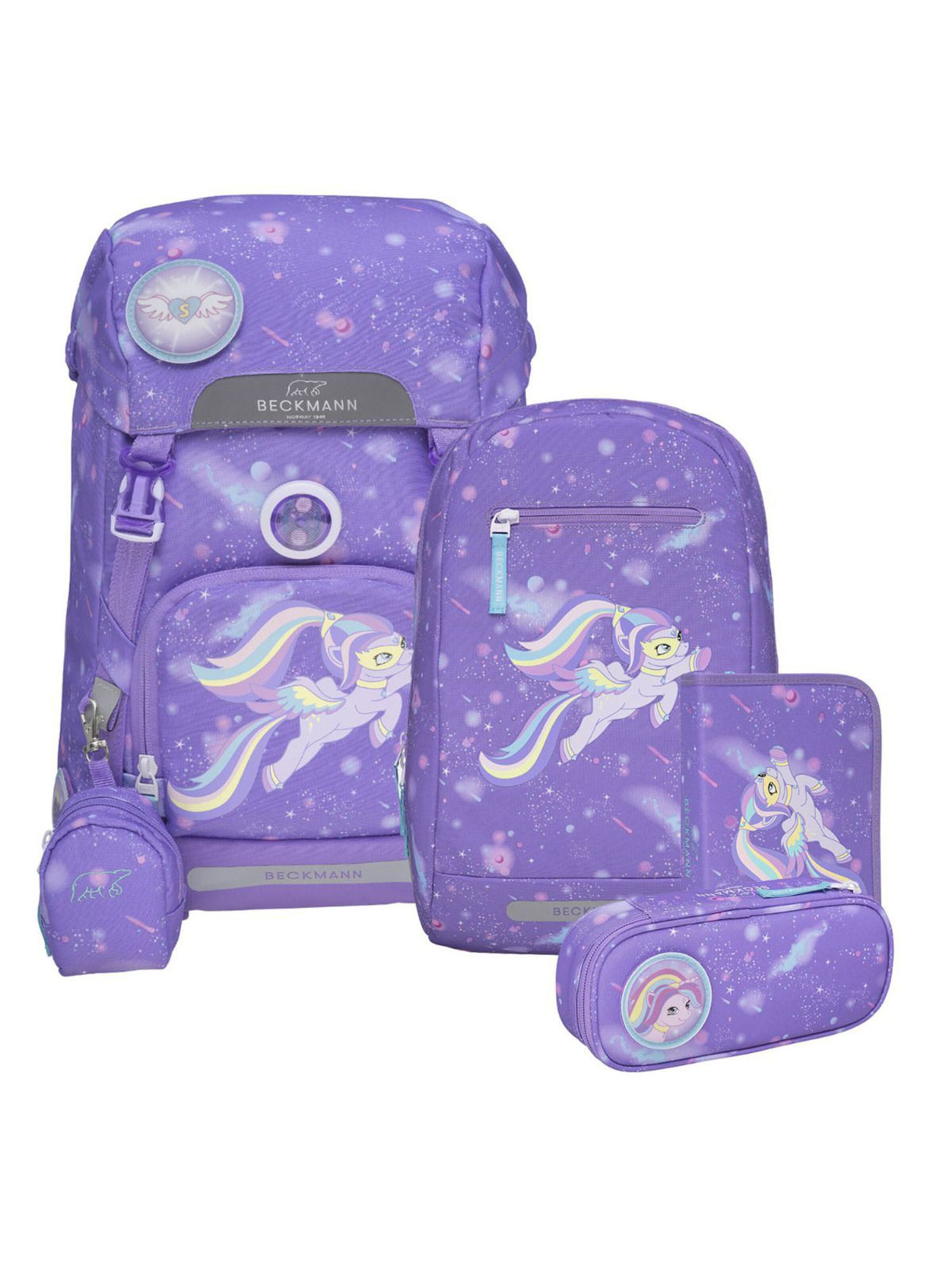 BECKMANN Rucksack 'Classic'‌‌‌‌‌‌‌ in Lila: Vorderseite