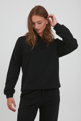 b.young Sweatshirt in Zwart: voorkant