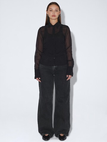 Dr. Denim Blouse 'Mila Shirt' in Zwart