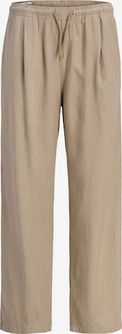 JACK & JONES - Pantalón plisado en verde: frente