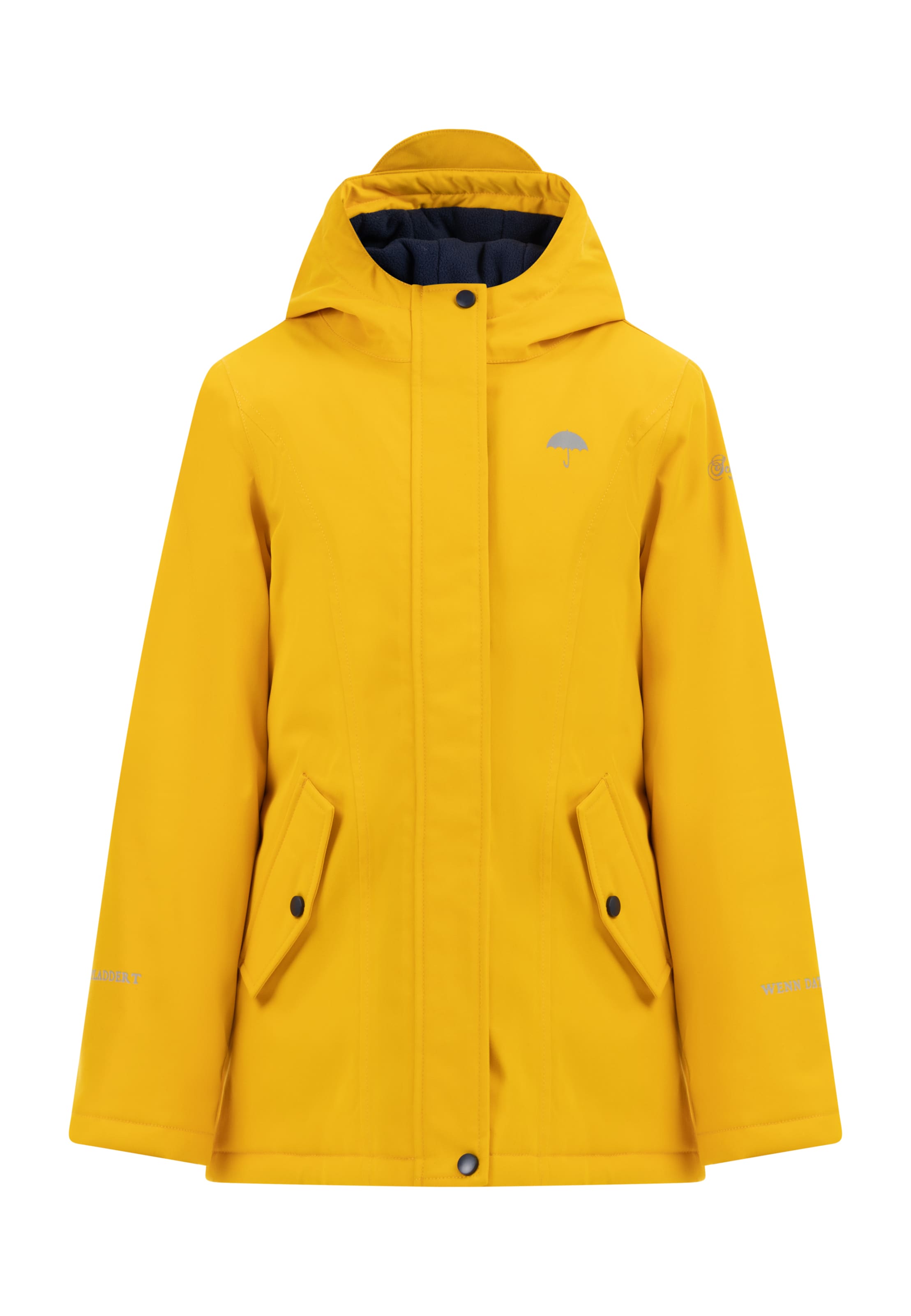 Schmuddelwedda Funktionsjacke in Gelb: Vorderseite