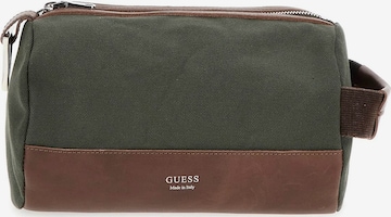 GUESS Toiletry Bag 'Taven' in Green: front