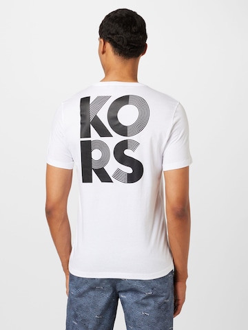 Michael Kors - Camiseta 'TRANSISTOR' en blanco