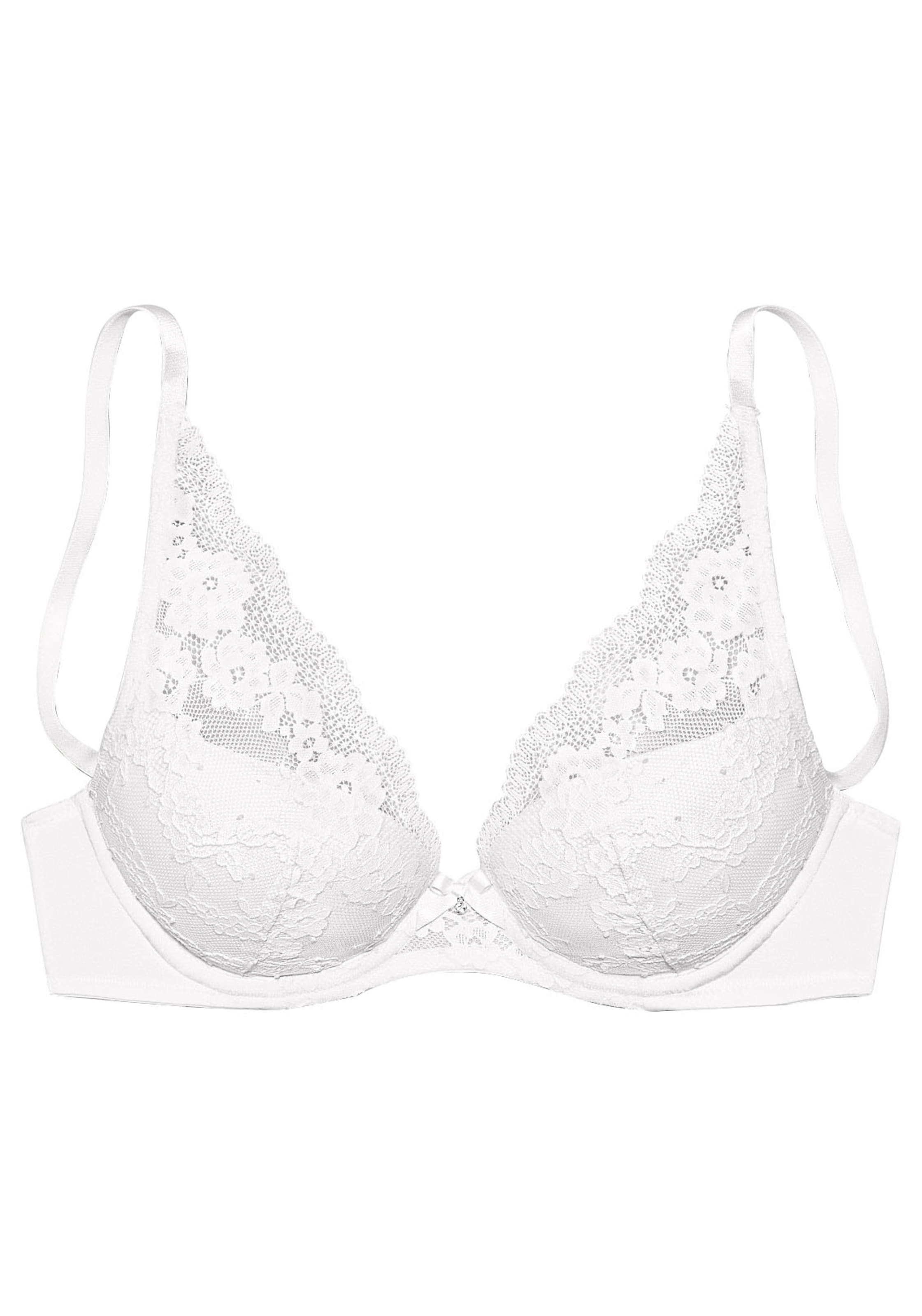 LASCANA Bra in White: front