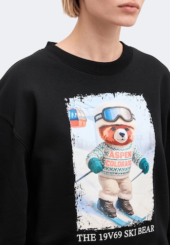 19V69 ITALIA - Sudadera 'Sinja Wintersports 3' en negro