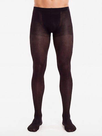 Sous-vêtements longs 'Support 40 Herrenstützstrumpfhose' GLAMORY en noir : devant