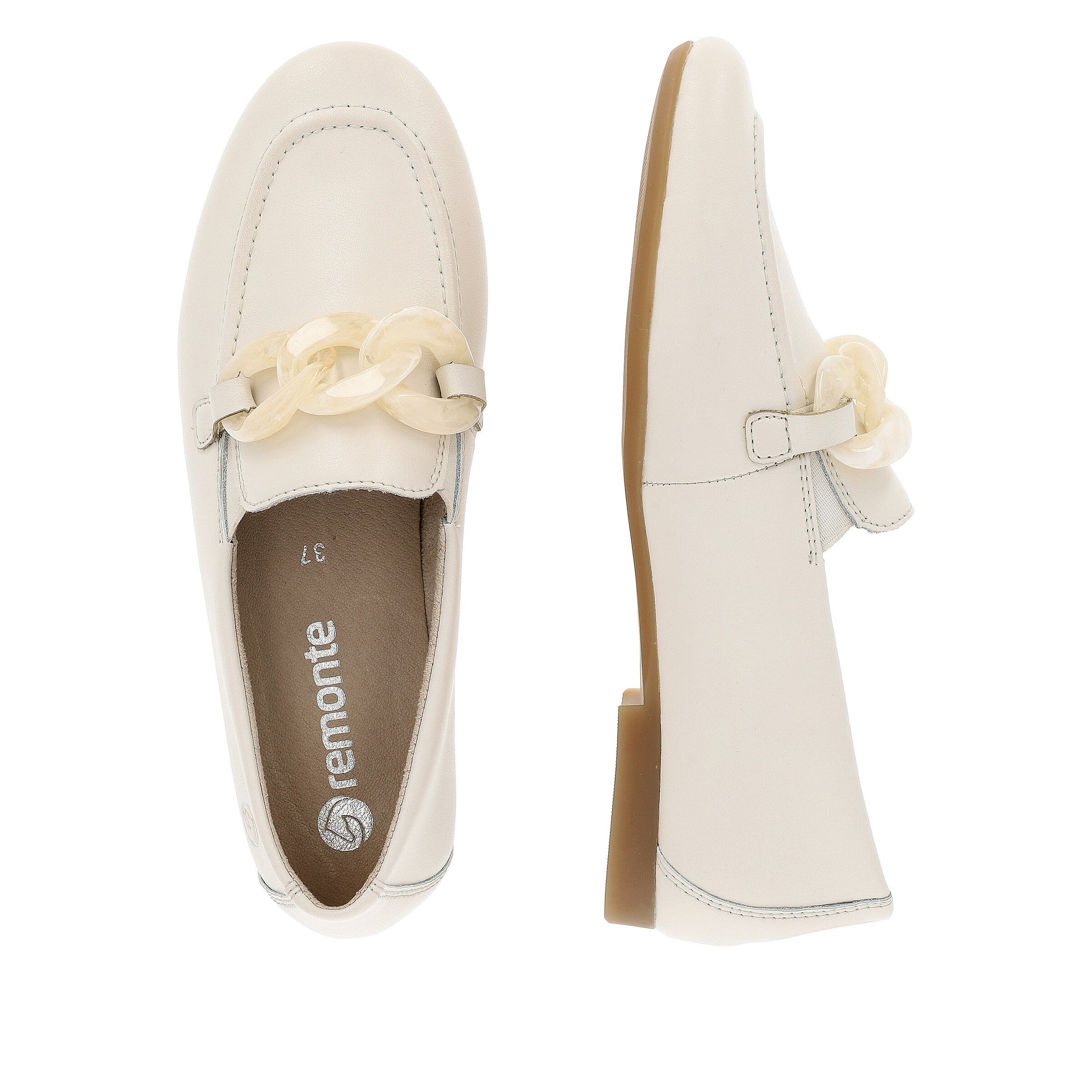 REMONTE Classic Flats 'D0K00 ' in White
