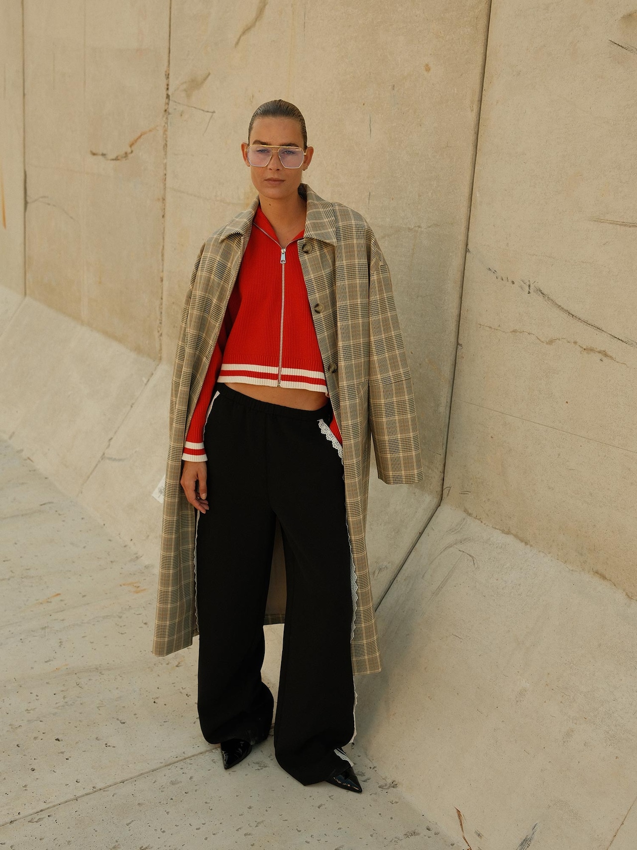 EDITED Cappotto di mezza stagione 'Nastasja' crema