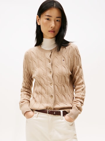 TOMMY HILFIGER Kardigán - bézs: elől