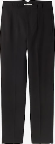 juoda TOM TAILOR DENIM Prigludęs Kelnės su kantu: priekis