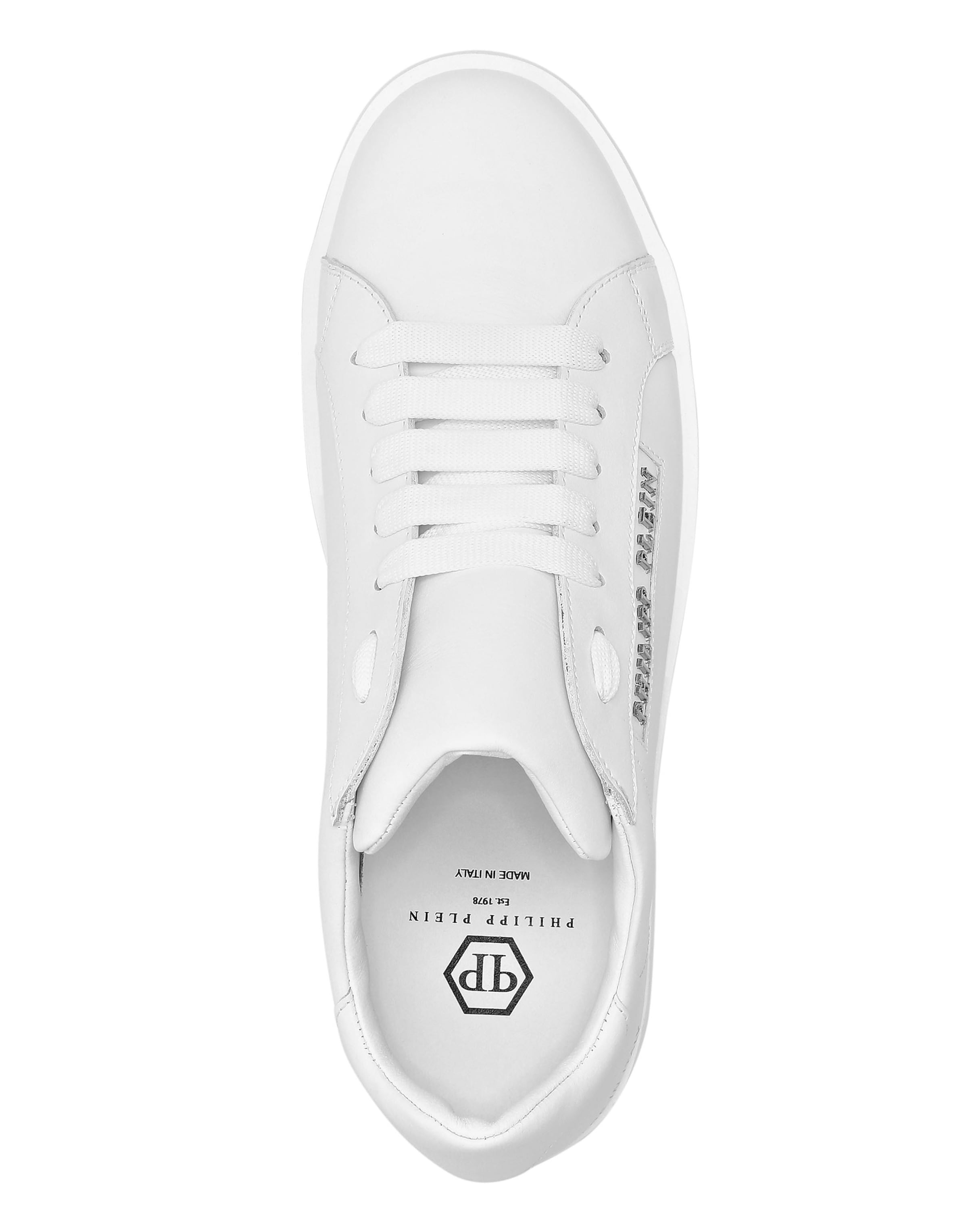 Philipp Plein - Sapatilhas baixas em branco