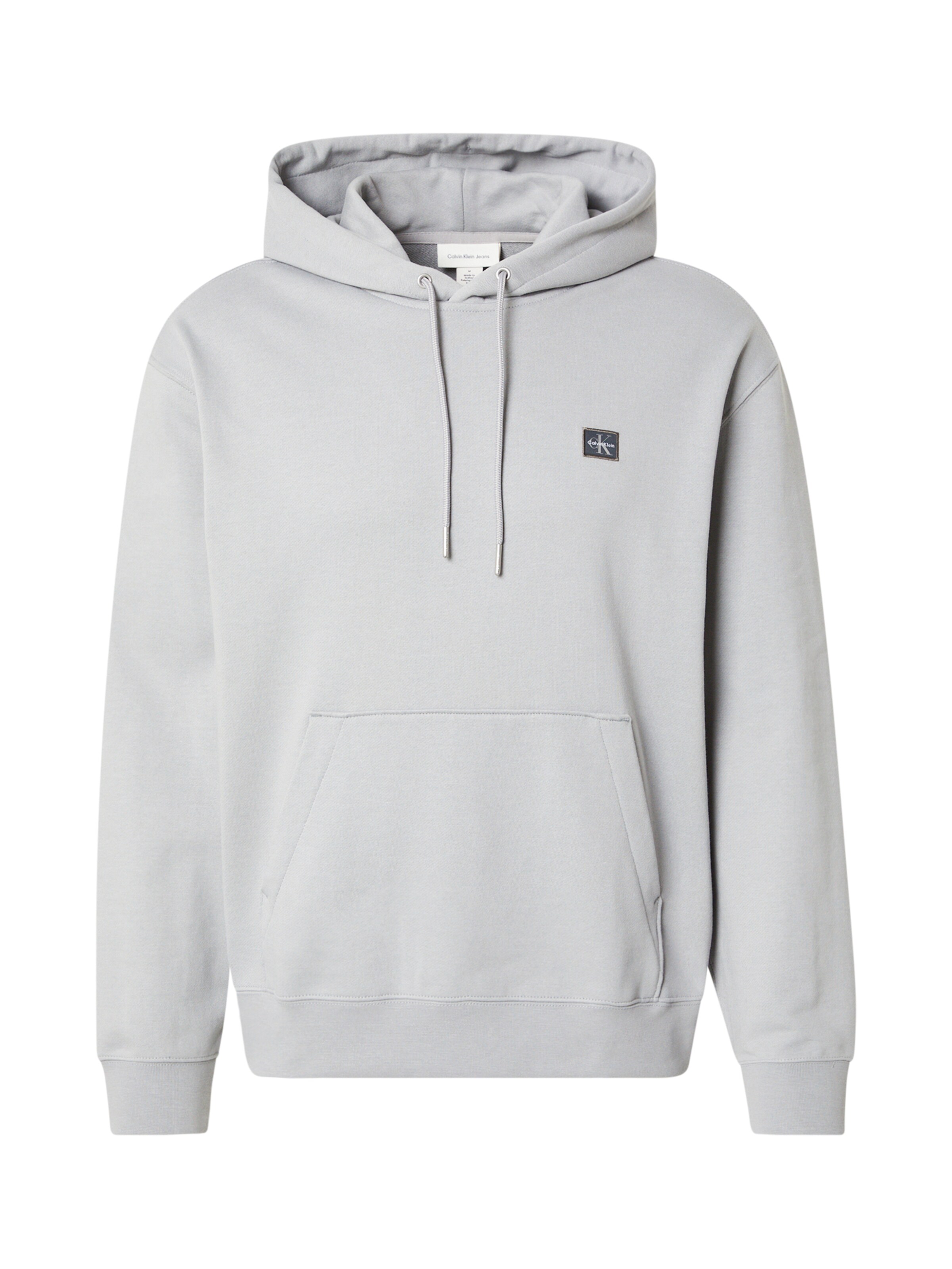 Calvin Klein Jeans Mikina – šedá: přední strana