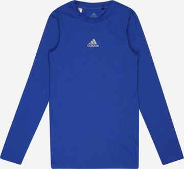 T-Shirt fonctionnel 'Techfit' ADIDAS PERFORMANCE en bleu : devant