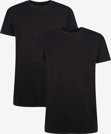 Bamboo basics Shirt 'Ruben' in Black: front
