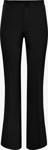 ONLY Trousers with creases 'Lizzo' in Black: front