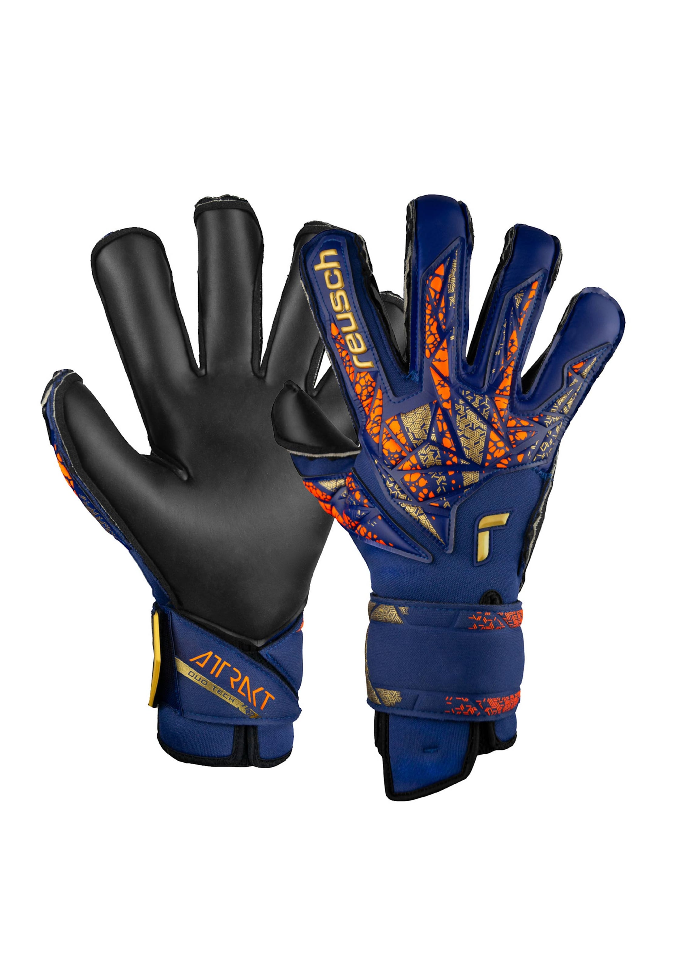 REUSCH Sports gloves 'Attrakt Duo Evolution' in Blue: front