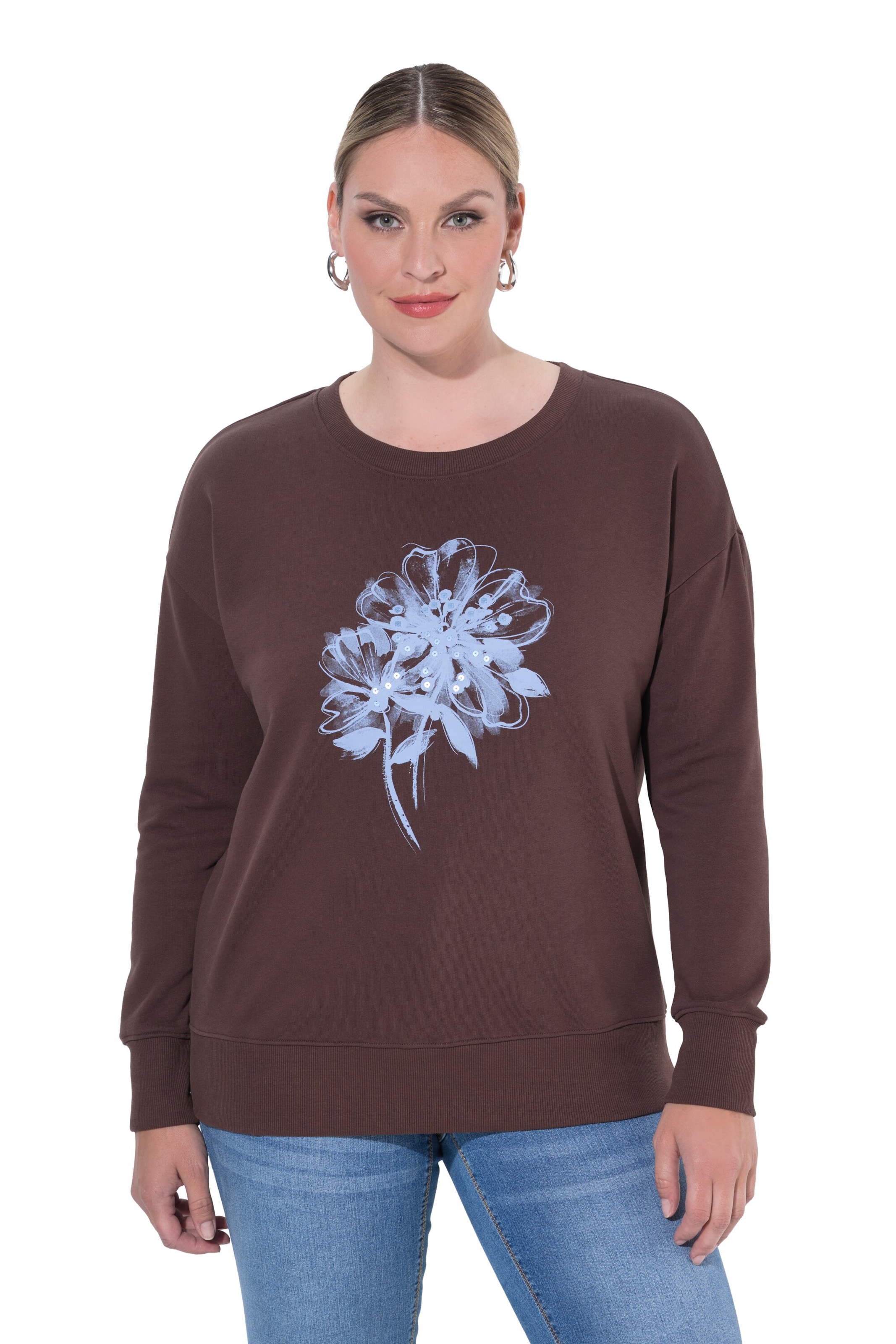 MIAMODA Sweatshirt in Braun: Vorderseite