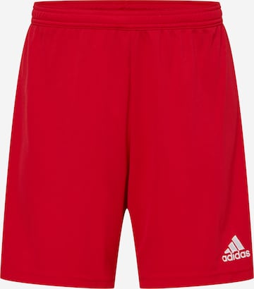 Pantalon de sport 'Entrada 22' ADIDAS PERFORMANCE en rouge : devant